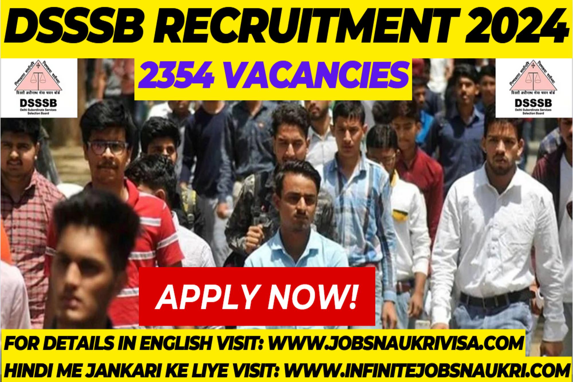 dsssb recruitment 2024 notification